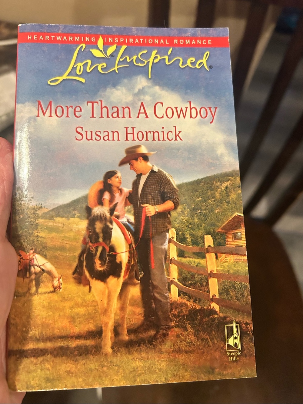 More Than A Cowboy by Susan Hornick - Blue Cover